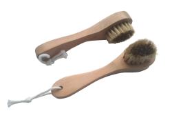 VTR Kefa mosadzná na semiš mosadzná kefa na topánky na semiš