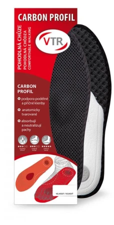 VTR Ortopedické vložky Carbon Profil VTR Ortopedické vložky Carbon Profil