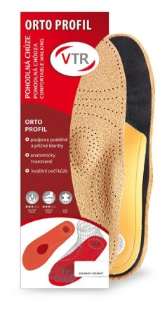 VTR Ortopedické vložky kožené Orto Profil POUZE 35 (VÝPRODEJ) VTR Ortopedické vložky kožené Orto Profil POUZE 35 (VÝPRODEJ)
