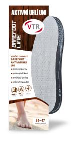 VTR Vložky do bot Barefoot Aktivní uhlí UNI 36-47 VTR Vložky do bot Barefoot Aktivní uhlí UNI 36-47