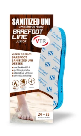 VTR Vložky do bot Barefoot Paměťová pěna UNI dětské