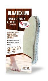 VTR Vložky do bot Barefoot Vlnatex UNI dětské 24-35 VTR Vložky do bot Barefoot Vlnatex UNI dětské 24-35