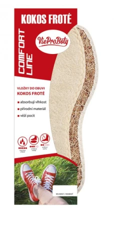 VTR Vložky do bot Kokos froté