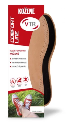 VTR Vložky do bot kožené béžové