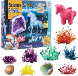 Výroba krystalů a tesání jednorožec vědecký kreativní set v krabici