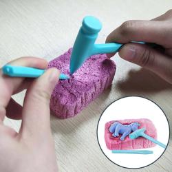 Výroba krystalů a tesání jednorožec vědecký kreativní set v krabici