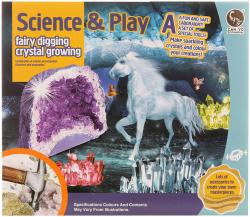 Výroba krystalů a tesání jednorožec vědecký kreativní set v krabici