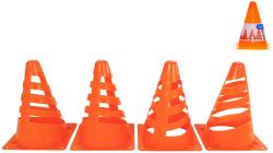 Výstražný kužel oranžový 18cm sportovní tréninkový set 4ks plast