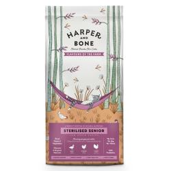 Vzorek Harper and Bone Cat Senior Sterilised příchutě farmy 70 g