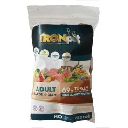 Vzorek IRONpet Dog Adult Large Giant Turkey (Krocan) 70 g