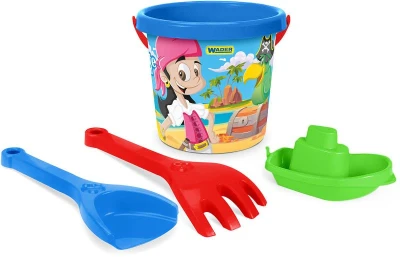 Wader Baby sada na písek kyblík se 2 nástroji a doplňkem 2 druhy