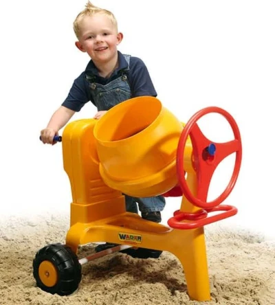 Wader Dětská míchačka Construct žlutá 38937