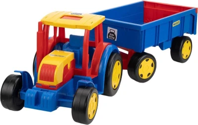 Wader GIGANT traktor s vlečkou 66100 na piesok Wader GIGANT traktor s vlečkou 66100 na piesok
