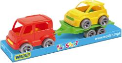 Wader Kid Cars Set 2 dopravní prostředky s přívěsem 24cm různé druhy