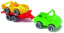 Wader Kid Cars Set 2 dopravní prostředky s přívěsem 24cm různé druhy