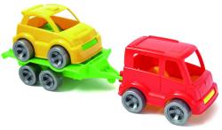 Wader Kid Cars Set 2 dopravní prostředky s přívěsem 24cm různé druhy