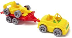 Wader Kid Cars Set 2 dopravní prostředky s přívěsem 24cm různé druhy