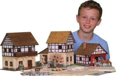 Walachia Hrázděný vodní mlýn W39 Hobby Kit DŘEVĚNÁ (stavebnice)