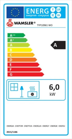 Wamsler Kamna 0F 604 KAMINO Nostalgie,6kW,zv