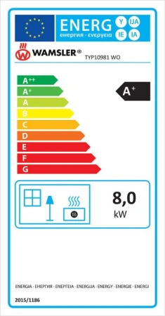 Wamsler Kamna 0F 804 KAMINO Nostalgie,8kW,zv