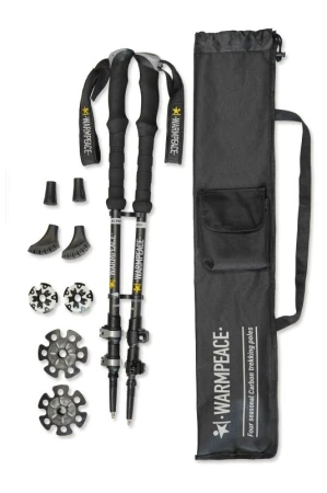 Warmpeace ALLROUNDER black/grey trekové hole Warmpeace ALLROUNDER black/grey trekové hole