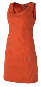 Warmpeace FRIDAY BETTER šaty POUZE XXL dark red brown - tm.červená (VÝPRODEJ)