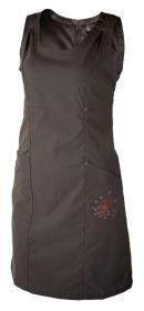 Warmpeace FRIDAY BETTER šaty POUZE XXL dark red brown - tm.červená (VÝPRODEJ)