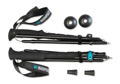 Warmpeace RIDGEWALK black/blue trekové hole Warmpeace RIDGEWALK black/blue trekové hole