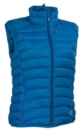 Warmpeace SWAN LADY dámska páperová vesta IBA L fresh blue/winter blue (VÝPREDAJ)
