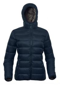 Warmpeace TACOMA LADY dámská péřová bunda POUZE M ocean/nugget gold - sv.modrá (VÝPRODEJ)