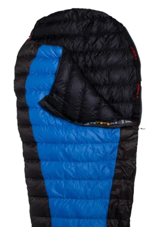 Warmpeace VIKING 300 210 cm WIDE Left blue/grey/black spacák + sleva 500,- na příslušenství