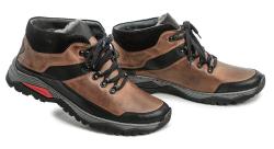 Wawel MA860 hnědo černé pánské polobotky