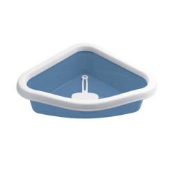 WC rohové s lopatkou, modrá WC rohové s lopatkou, modrá