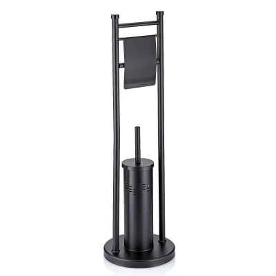 WC sada Swing, černá 22x77,5 cm