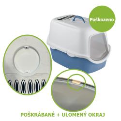 WC uzavřené Cathy Filter, modrá - Poškrábané + ulomený okraj - %
