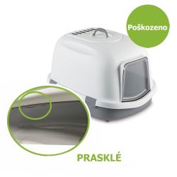 WC uzavřené Queen, šedá - Prasklé - %