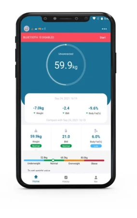 Wellife Chytrá osobní váha FIT STYLE IF2531A bílá