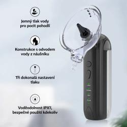 Wellife Elektrický čistič uší PURE WASH OME01 černý