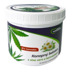 Wellife Konopný balzám s aloe vera a heřmánkem 500 ml Wellife Konopný balzám s aloe vera a heřmánkem 500 ml