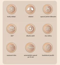 Wellife Masážní límec na krk a ramena NECKY ZC-318 mini S