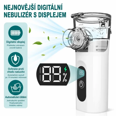 Wellife Přenosný ultrazvukový inhalátor SY308 – nebulizér