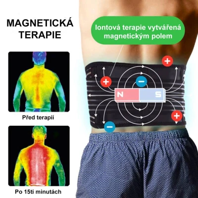 Wellife Samozahřívací masážní pás TOURMALINE, vel. L
