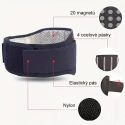 Wellife Samozahřívací masážní pás TOURMALINE, vel. XXL