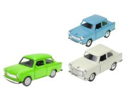 Welly Auto model 1:36 TRABANT 601 kov PB 11cm 3 barvy