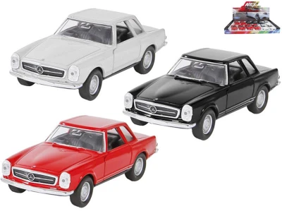 Welly Auto model Mercedes-Benz 230SL 1963 12cm kov PB 3 barvy