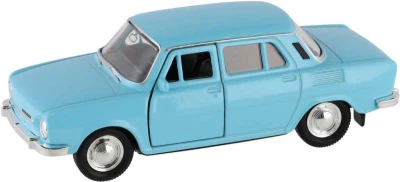 Welly Auto model Škoda 100 kov 11cm volný chod 1:34 různé barvy