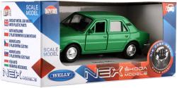Welly Auto model Škoda 105L kov 11cm volný chod 1:34-9 4 barvy