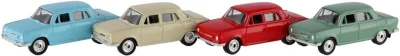 Welly Auto model Škoda 7cm volný chod 1:60 různé druhy v krabičce