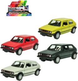 Welly Auto model Volkswagen 1 GTI 11cm zpětný chod kov 4 barvy
