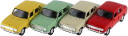 Welly Auto model Wartburg 353 12cm volný chod kov 4 barvy v krabici